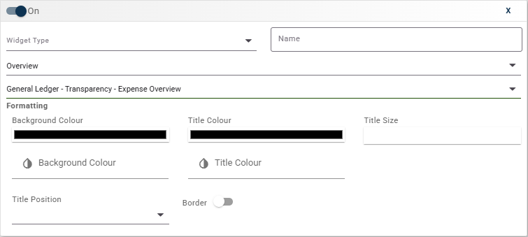 insights add widget