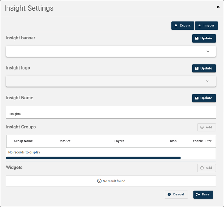 insights settings