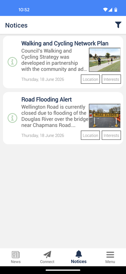notices
